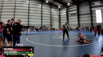 112 lbs Semis - R1 Wb - Lily Baker, Midwest Assasins Red vs Maya Hammond, The Fort Lady Hammers