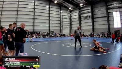 112 lbs Semis - R1 Wb - Lily Baker, Midwest Assasins Red vs Maya Hammond, The Fort Lady Hammers