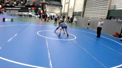 137-149 lbs Cons. Round 2 - Amy Mendoza, Kearney Matcats vs RyAnn Goodrich, Bellvue Wrestling Club