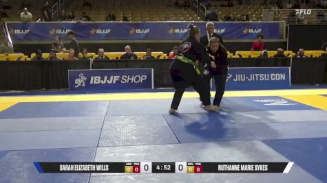 Ruthanne Marie Sykes vs Sarah Elizabeth Wills 2026 Pan Jiu Jitsu IBJJF Championship