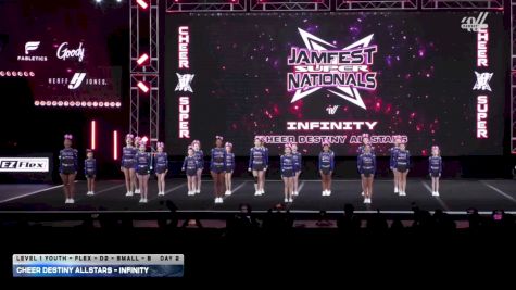 Cheer Destiny Allstars - Infinity [2026 L1 Youth - Flex - D2 - Small - B DAY 2] 2026 JAMfest Cheer Super Nationals