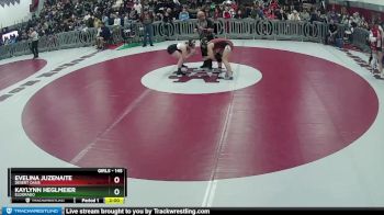 145 lbs Champ. Round 1 - Kaylynn Heglmeier, Eldorado vs Evelina Juzenaite, Desert Oasis