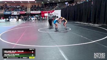 100G Cons. Round 2 - Michelle Kilanak, Bethel High School vs Melanie Soliz- Taylor, Lathrop Wrestling