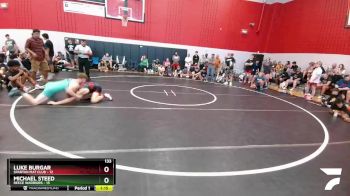 133 lbs Round 2 (6 Team) - Michael Steed, Reece Warriors vs Luke Burgar, Spartan Mat Club