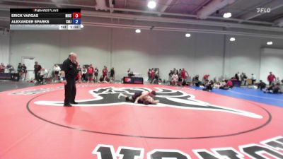 Masters A FS - 62 lbs Cons. Round 2 - Erick Vargas, Missouri vs Alexander Sparks, California