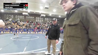 106 lbs Cons. Round 5 - Sergio Guadarrama, Granite Hills vs Felipe Rizo, East Bakersfield