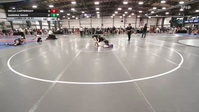 132 lbs Consi Of 32 #1 - Bella Cartwright, VA vs Sabrina Swan, NY