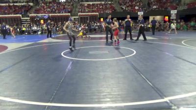 89 lbs Champ. Round 2 - Parker Knutson, Conrad Wrestling Club vs Logan Carter, Fairfield Wrestling Club