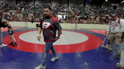 70 lbs Consi Of 8 #2 - Carter Knox, Dragons Junior Wrestling Club vs Colton Gornto, Pedraza Wrestling