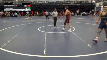 184 lbs Semifinal - Juan Nuno, Lemoore College vs Mitchell Semaan, Mt. San Antonio College