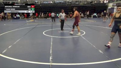 184 lbs Semifinal - Juan Nuno, Lemoore College vs Mitchell Semaan, Mt. San Antonio College