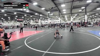 58 lbs Quarterfinal - Gannicus Hancock, Chickens Wrestling Club vs Cruz Austin, GomezBrothersGrapplingAcademy