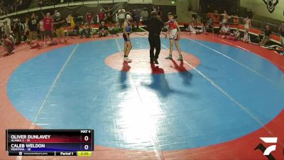 86 lbs Cross Bracket (8 Team) - Oliver Dunlavey, Alaska 2 vs Caleb Weldon, Montana