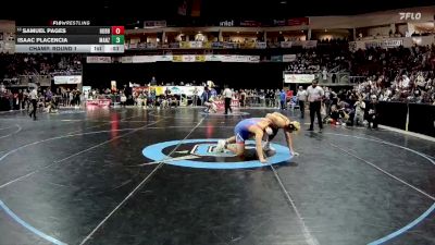 5A 172 lbs Champ. Round 1 - Brayden Lundien, Centennial vs Bryant Baca, Los Lunas