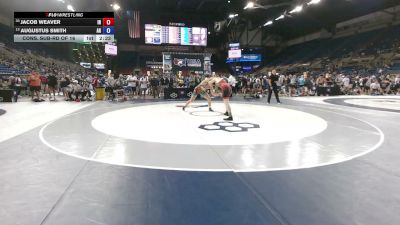 165 lbs Cons. Sub-rd Of 16 - Jacob Weaver, Indiana vs Augustus Smith, Arkansas