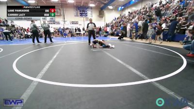 46 lbs Consolation - Lane Pankaskie, Claremore Wrestling Club vs Carsen Lacy, Miami