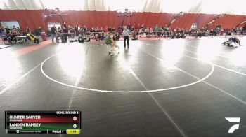 126 lbs Cons. Round 3 - Hunter Sarver, Wisconsin vs Landen Ramsey, Wisconsin