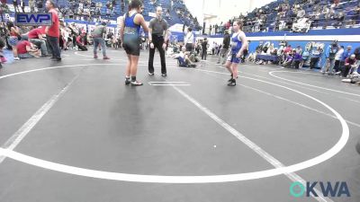 115 lbs Rr Rnd 1 - Presley Williams, Harrah Little League Wrestling vs Aiva Bernard, Woodland Wrestling Club