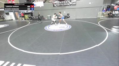 165 lbs Cons. Semis - Gideon Vargas, Canyon Springs High School Wrestling vs Shawki Hubbard, Canyon Springs High School Wrestling