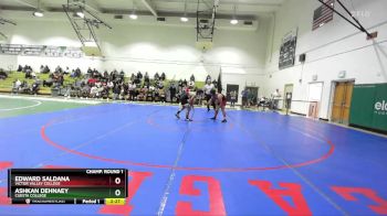 174 lbs Champ. Round 1 - Ashkan Dehnaey, Cuesta College vs Edward Saldana, Victor Valley College