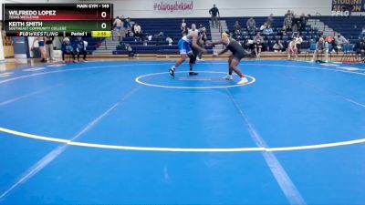 149 lbs Semifinal - Keith Smith, Southeast Community College vs Wilfredo Lopez, Texas Wesleyan
