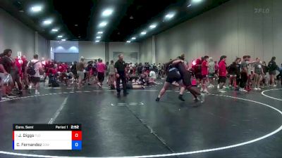 285 lbs Cons. Semi - Jeremiah Diggs, Florida vs Cane Fernandez, Empowered Ocala Wrestling