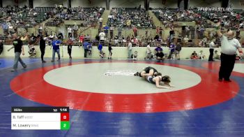 95 lbs Consi Of 8 #2 - Blaze Taff, Woodland Wrestling vs Maddox Lowery, Dragons Junior Wrestling Club