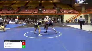 152 lbs Semifinal - Karter Johnson, Mile High Wrestling Clib vs M.j. Gaitan, Temecula Valley