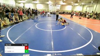 84 lbs Semifinal - Christion Davis, Skiatook Youth Wrestling 2022-23 vs Charles Lucas, Vian Wrestling Club