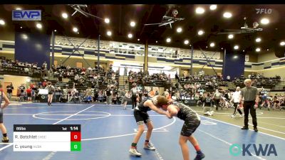85 lbs Semifinal - Reid Botchlet, Choctaw Ironman Youth Wrestling vs Connor Young, Husky Wrestling Club