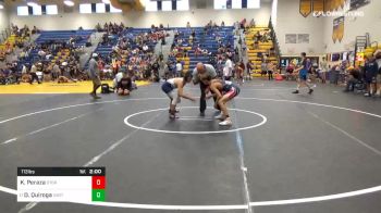 113 lbs Quarterfinal - Kyler Peraza, Storm vs Dylan Quiroga, North Brevard Wrestling Association (NBWA)