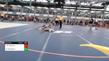 153-161 lbs Quarterfinal - Braden Johnson, PSF Wrestling Academy vs Nolan Mrozowski, RWC