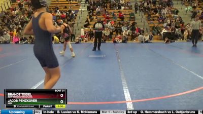 125 lbs Round 2 - Jacob Penzkover, LAW vs Brandt Tisdel, New Prague Wrestling