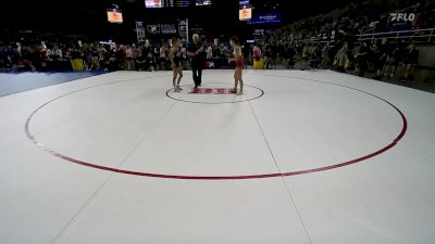 106 lbs Cons 32 #2 - Kiely Domyancich, IL vs Ashlynn Brokaw, OH