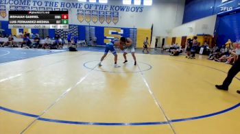 157 lbs Round 3 (8 Team) - Jeshaiah Gabriel, SOWA /HWC vs Luis Fernandez-Medina, The Outsiders