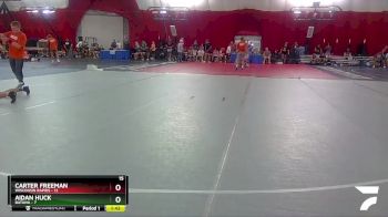 132 lbs Round 1 (4 Team) - Carter Freeman, Wisconsin Rapids vs Aidan Huck, Batavia