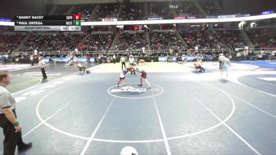 I-165 lbs Quarterfinal - Danny Dacey, Saratoga Springs vs Paul Ortega, Watertown