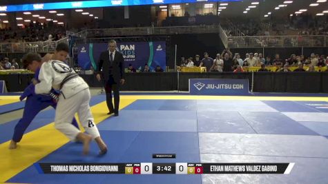 Ethan Mathews Valdez Gabino vs Thomas Nicholas Bongiovanni 2025 Pan Kids Jiu-Jitsu IBJJF Championship