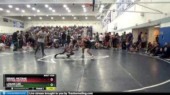 138 lbs Champ. Round 2 - Logan Lee, Arnold O Beckman vs Israel McCrae, Villa Park High School