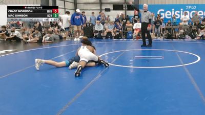 129 lbs Rr Rnd 4 - Chase Morrison, Michigan Premier Blue - BHS vs Mac Johnson, NC United - BHS