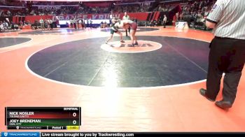 1A 195 lbs Semifinal - Nick Nosler, Tolono (Unity) vs Joey Breneman, Coal City