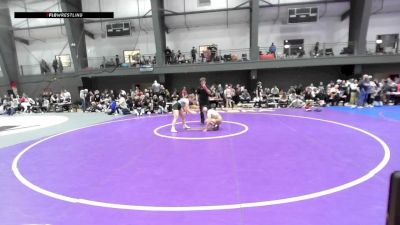16U Girls FS - 120 lbs Cons. Semis - Tabitha Montez, CA vs Bailee Wagner, WA