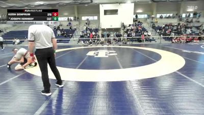 149 lbs Champ. Round 2 - Joseph Kennedy, Castleton vs Kizen Semprum, Springfield