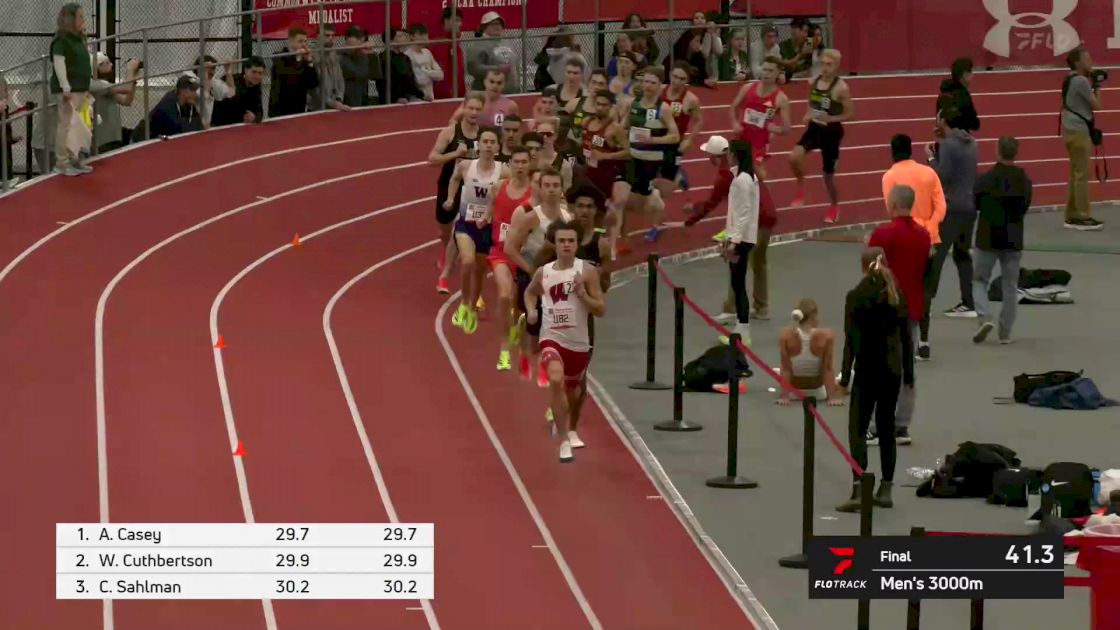 Colin Sahlman And George Couttie Battle For BU Opener 3K Win