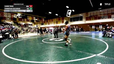 113 lbs Champ. Round 1 - Chris Tran, Mira Mesa vs Christian Zacarias, El Camino Real