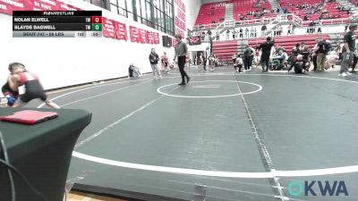 58 lbs Final - NOLAN ELWELL, Tuttle Wrestling vs Slayde Bagwell, Tuttle Wrestling