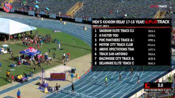 Boys' 4x400m Relay, Finals 6 - Age 17-18