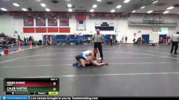 133 lbs Quarterfinal - Aiden Evans, Loras vs Caleb Radtke, Wisconsin-Platteville