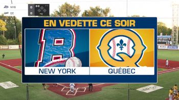 Quebec Capitales vs. New York Boulders - 2023 New York Boulders vs Quebec Capitales