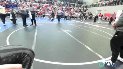 61-64 lbs Semifinal - Baylon Reece, Grove Takedown Club vs Dexter Yount, Prairie Grove Youth Wrestling